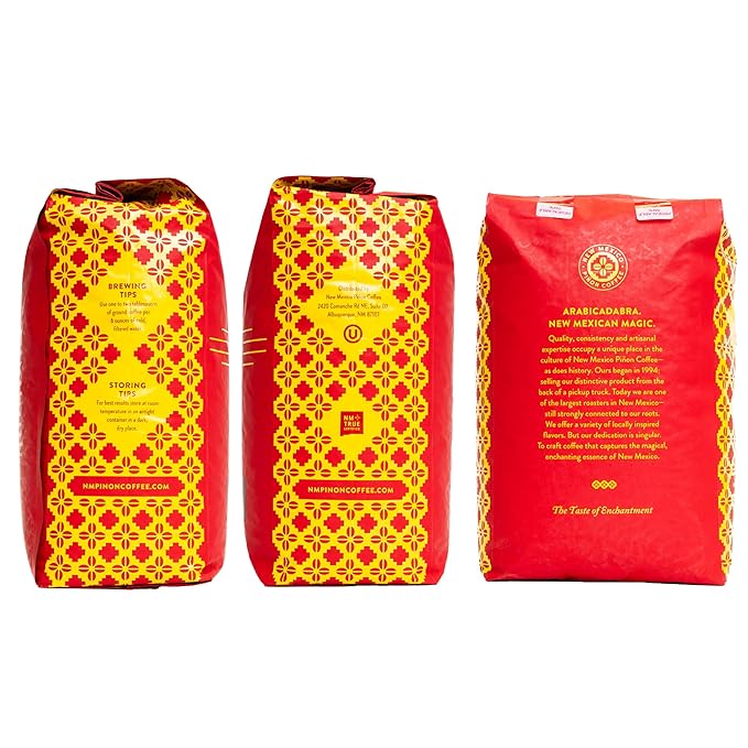 New Mexico Piñon Coffee Naturally Flavored Coffee (Traditional Piñon Whole Bean 5 pound)