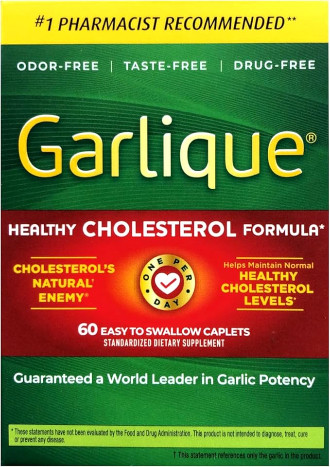 Garlique Caplets 60 Tablets (Pack of 3)