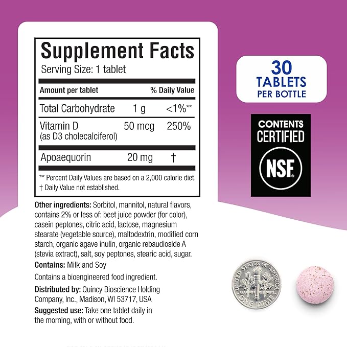 Prevagen Extra Strength Mixed Berry Chewables - 90 Tablets (3 Month Supply) | Formulated for Your Brain | 20mg of Apoaequorin Plus Vitamin D3 with 7-Day Pill Minder