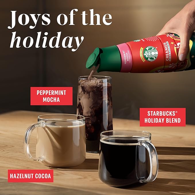 Starbucks K-Cup Coffee Pods Medium Roast Coffee for Keurig Brewers Holiday Blend 100% Arabica Limited Holiday Edition 1 Box (32 Pods)