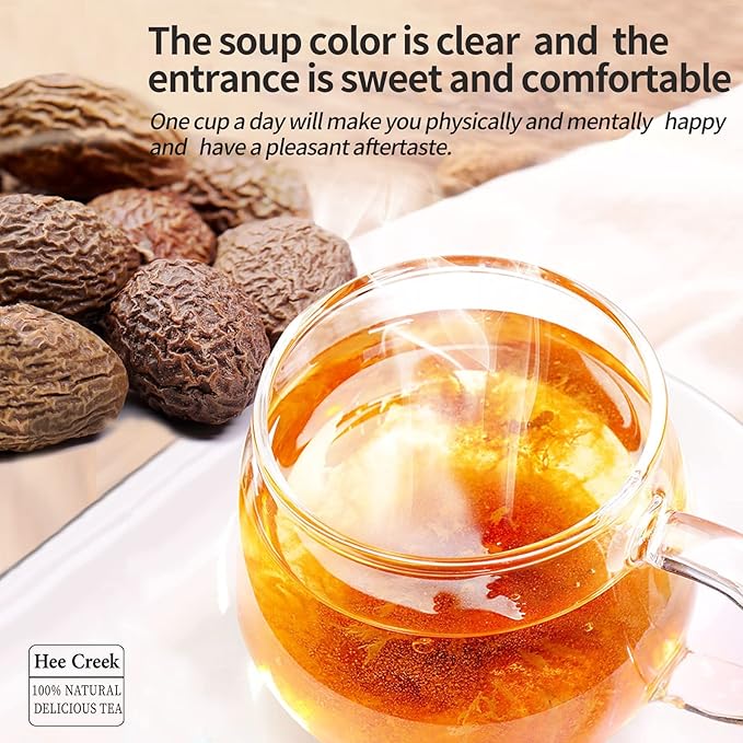 Hee Creek Malva Nut Dried Sterculia Lychnophora 5.3oz/150g Dried Pang Da Hai Dried Pangdahai Chinese Herbal Tea 胖大海 It goes well with honeysuckle and luohanguo