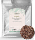Starwest Botanicals Organic Birch Bark - Dried Herb for Tea &amp Natural Herbal Blends Pure Betula Pubescens Cut &amp Sifted Certified Kosher Non-GMO - Bulk 1 lb Bag