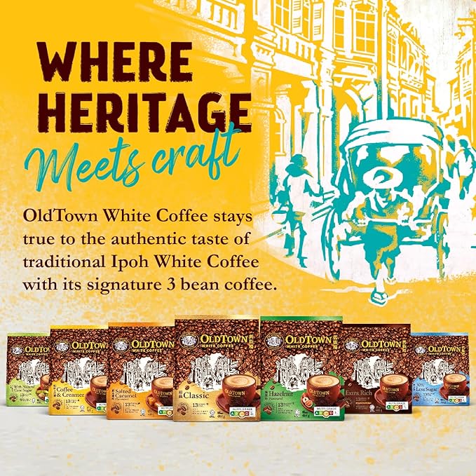 Old Town White Coffee Extra Rich (35g x 15 sticks) (6 Pack)