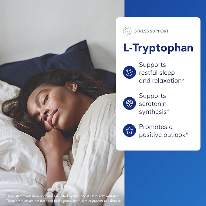 Pure Encapsulations L-Tryptophan | Amino Acid Supplement for Relaxation Serotonin Support PMS and Sleep* | 180 Capsules