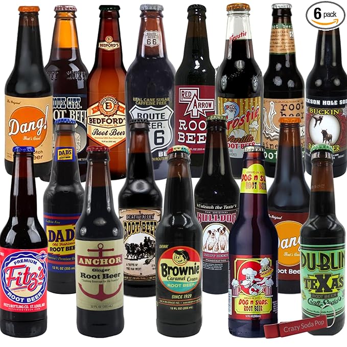 Root Beer of the Month Club | 6 Root Beers Every Month For 6 Months | Premium Glass Bottle Soda | 6 Months