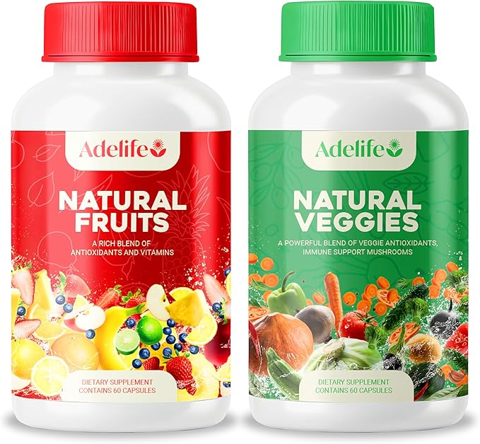 Fruit And Veggies Dietary Supplement Total 120 Capsules Earth Energy Fruits And Vegetables Daily Vitamins Super Fruits And Veggies Supplements Vegetable Supplements For AdultsMADE IN USA