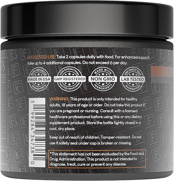 Formulation Factory Mushroom Supplement - Shroom Vroom 10-in-1 Mushroom Complex with Lion's Mane Cordyceps &amp Turkey Tail - Brain Focus &amp Energy Capsules - 120 Capsules 2 Month Supply