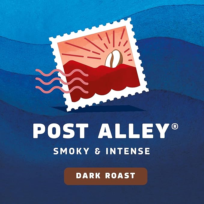 Seattle’s Best Coffee Dark Roast K-Cup Coffee Pods Post Alley 100% Arabica 4 Boxes (96 Pods Total)