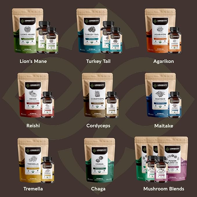 Organic Tremella Mushroom Powder Supplement 10:1 Extract 100g | Snow Fungus Fuciformis 100% Fruiting Body | ≥30% Beta-D-Glucans | 60 Servings of 1660mg | Skin Hydration Complexion &amp Beauty Suppo