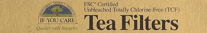 IF YOU CARE Fsc Certified Unbleached Tea Filters 100 Count (Pack of 18)