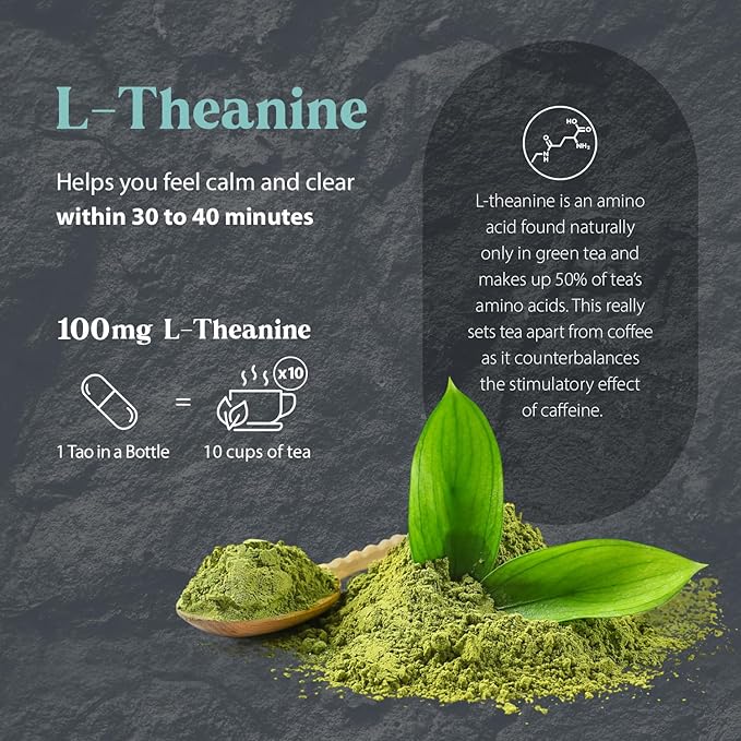 Dragon Herbs - Tao in a Bottle Capsules | Herbal Formula Supplement to Support Stress Mood Focus Adaptability (60 Capsules 450 mg Each)