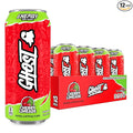 GHOST Energy Drink - 12-Pack Cherry Limeade 16oz - Energy &amp Focus &amp No Artificial Colors - 200mg of Natural Caffeine L-Carnitine &amp Taurine - Gluten-Free &amp Vegan