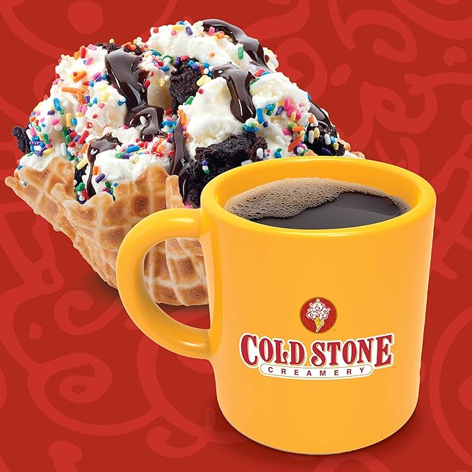 Cold Stone Creamery Beverages Birthday Cake Remix Ice Cream Flavored Coffee Pods Compatible with K Cup Brewers Including 2.0 40 Count