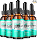 BLUE VIBE SugarHarmony Advanced Maximum Strength Overall Health &amp Wellness Supplement SugarHarmony Premium Daily Health and Overall Support Liquid Supplement Formula (5 Pack - 10oz / 300ml)