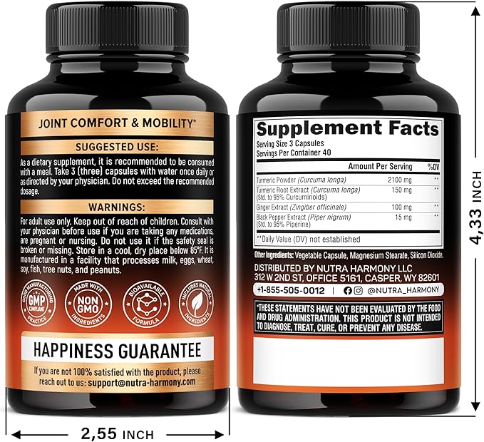 Collagen Peptides &amp Turmeric Curcumin Capsules