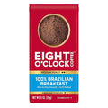 Eight O'Clock Coffee 100% Brazilian Breakfast Ground Coffee Medium Roast 11 Ounce (Pack of 1)