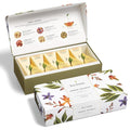 Tea Forte Premium Petite Presentation Box Gift Set Sampler 10 Count 2 of Each Blend Individually Wrapped Handcrafted Pyramid Infuser Bags Herbal Retreat Tea