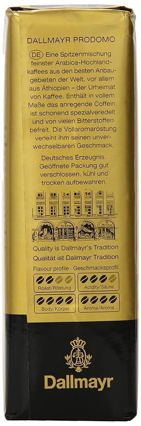 Dallmayr Gourmet Coffee Prodomo (Ground) 8.8 Ounce (Pack of 3)
