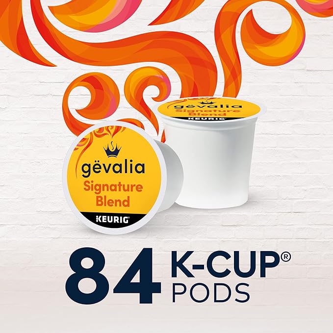 Gevalia Signature Blend Mild Light Roast K-Cup Coffee Pods 84 ct Box