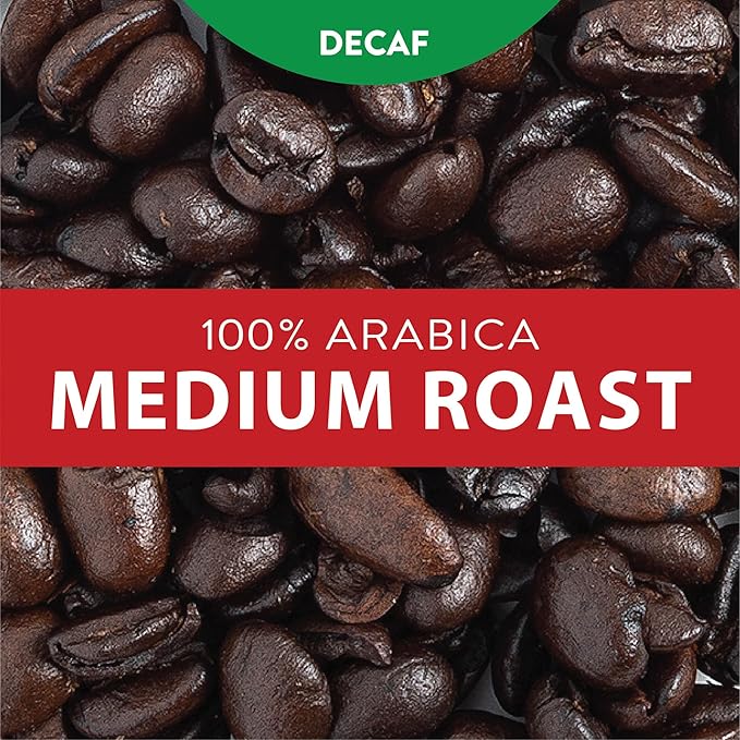 San Francisco Bay Whole Bean Coffee - DECAF Bay Bridge Blend (2lb Bag) Medium Roast Swiss Water Processed