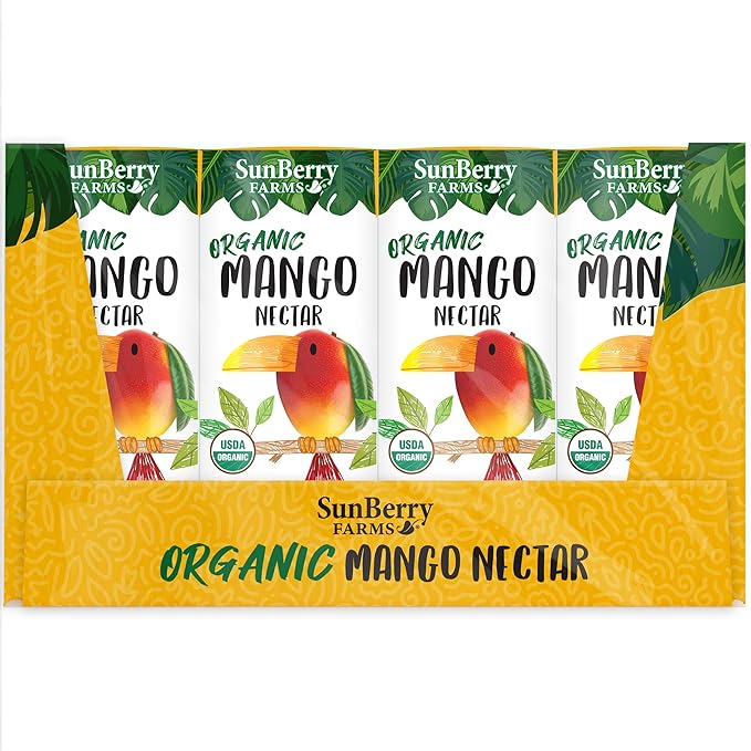 Sunberry Organic Mango Nectar 32 x 6.75 fl oz