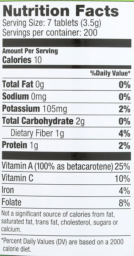 Pines Organic Wheat Grass 1400 Count Tablets