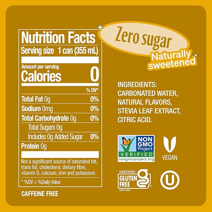 Zevia Zero Calorie Cream Soda 12 Ounce Cans (Pack of 20)