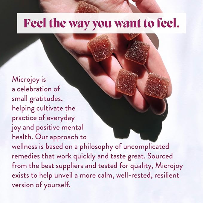 Microjoy Motivate Gummies – Energy Stamina &amp Brain Support with Cordyceps Mushrooms Maca &amp Vitamin B12 – Vegan Gluten-Free Non-GMO – Berry Flavor – 30 Servings
