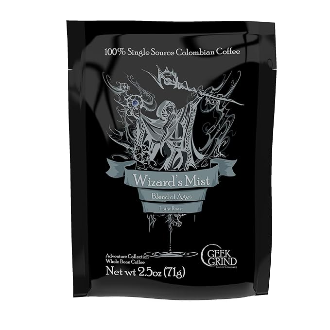 Geek Grind Whole Bean Coffee 7 Roasts Sampler Gift Box