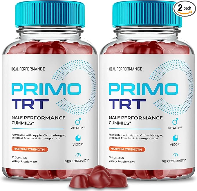 Primo TRT Gummies Official Primo TRT Gummies for Men - Maximum Strength Performance All Natural Support Overall Health &amp Wellness PrimoTRT Advanced Formula Support Gummy Reviews (2 Pack)