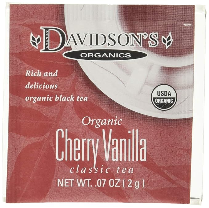Davidson's Organics Assorted Decaf &amp Herbal Tea Blends 100-count Individually Wrapped Tea Bags