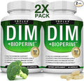 Dim Supplement 910 mg Plus BioPerine Complex - Diindolylmethane to Support Hormone Balance and Estrogen Metabolism Helps with Menopause Acne PCOS Better Skin Bodybuilding for Men Women 60 Capsules