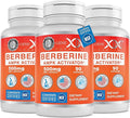 Genex Formulas Berberine HCl 500mg (3 Pack) - NSF Certified for Safety Quality &amp Label Accuracy - Supports Immune Health - Non-GMO Gluten Free Vegetarian