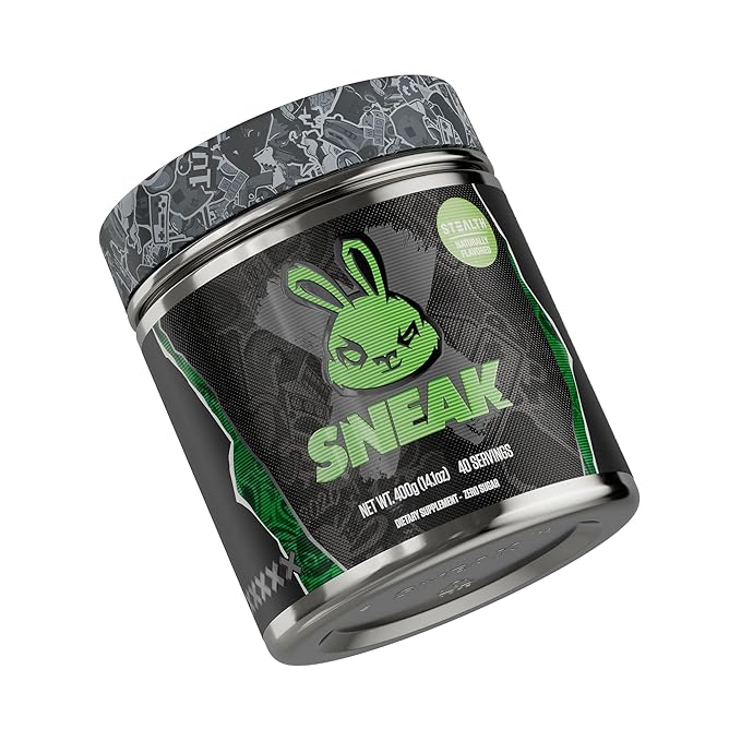 SNEAK Energy Drink Powder | Stealth | No Sugar. No Nasties. Just Natural Caffeine Focus-Boosting Nootropics | 40 Servings