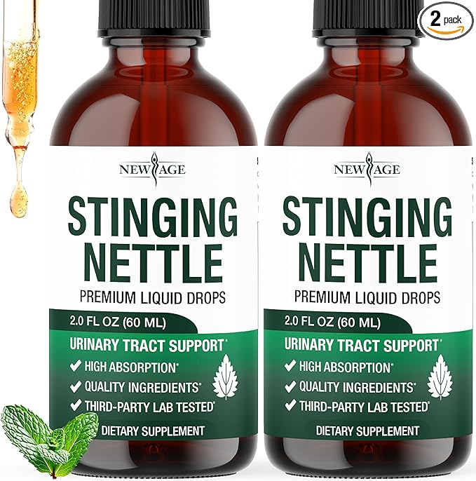 Stinging Nettle Root Drops - Stinging Nettle Extract Tincture for Men &amp Women - Liquid Urtica Dioica Supplement - 4 fl oz