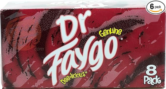 Dr. Faygo! flavor soda pop 12-fluid ounce cans 8-pack in box (6)