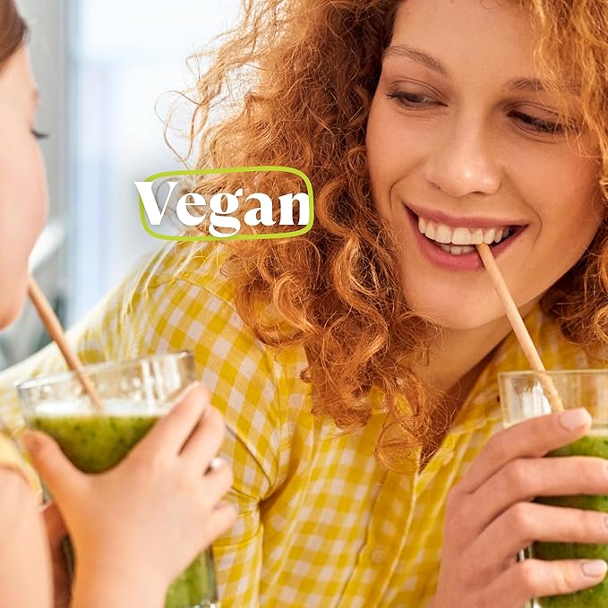 Amazing Grass Kidz Superfood: Vegan Protein &amp Probiotics for Kids with Beet Root Powder &amp 1/2 Cup of Leafy Greens Extreme Chocolate 15 Servings