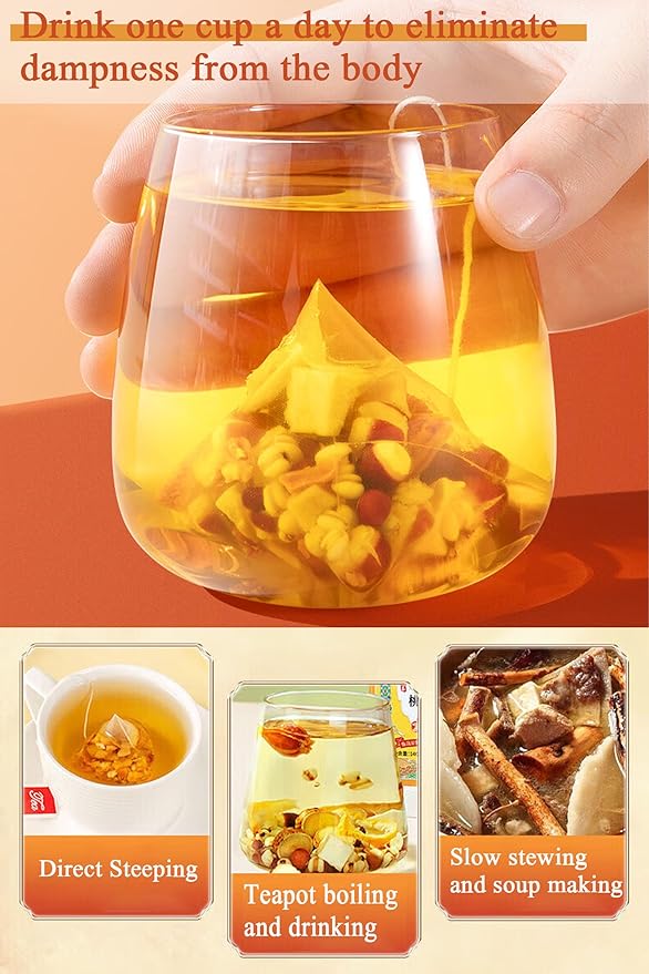 Radix Fici Hirtae Poria Cocos Dispelling Dampness Tea Dampness Removing Red Bean Coix Seed Tea Ten Ingredients Blend Formula Chinese Herbal Tea 祛湿 祛湿茶 去湿气茶 五指毛桃 红豆薏米祛湿茶