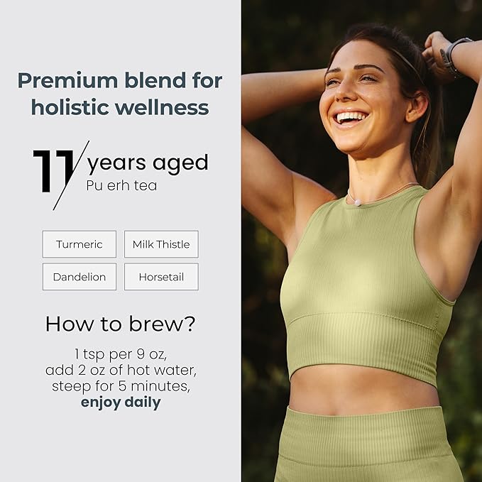 Michelle Peiret Liver Detox Tea Milk Thistle Liver Detox All Natural Ingredients Dandelion Tea Cleanses &amp Promotes Overall Wellness - 15 Servings