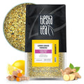 Tiesta Tea - Lemon Ginger Turmeric Loose Leaf Lemon Ginger Herbal Tea Premium Non-Caffeinated Herbal Blend Make Hot or Iced &amp Brews Up to 200 Cups 16 Ounce Resealable Bulk Pouch