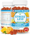 Lunakai USA Made Calm &amp Stress Relief Gummies – Delicious GABA + L-Theanine Calming Supplement for Adults &amp Kids – Natural Stress Support 60ct
