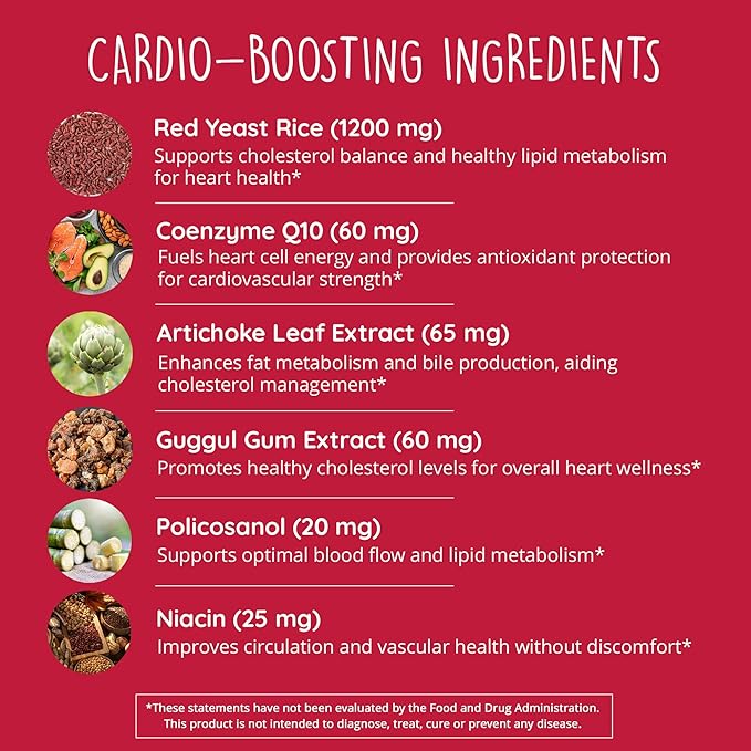 Red Yeast Rice with CoQ10 Supplement &amp Namastay in Bed Natural Sleep Aid