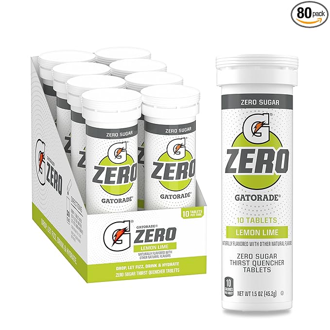 Gatorade Zero Tablets Lemon-Lime (Pack of 80)