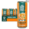 Jumex XOT Energy Drink - Tangerine - Natural Caffeine from Mexican Coffee Beans - Carbonated Preworkout with Vitamin B2 B3 B5 B12 - Mexican Drinks - Bebidas Energéticas - 12 Fl oz 12 Pack Cans