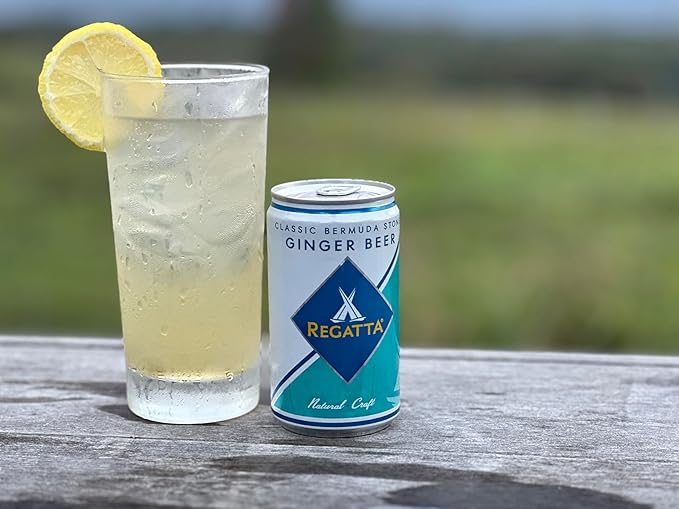 Ginger Beer Regatta Craft Mixers Premium Ginger Beer All-Natural Ingredients Non-GMO 7.5oz Case of 24 Sleek Cans