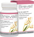 Brevail Plant Lignan Extract Capsules Proactive Breast Health Supplement with 50 mg SDG Lignans from Flax Seed Hulls for Healthy Estrogen Balance and PMS Mood Support Pills 30 Count