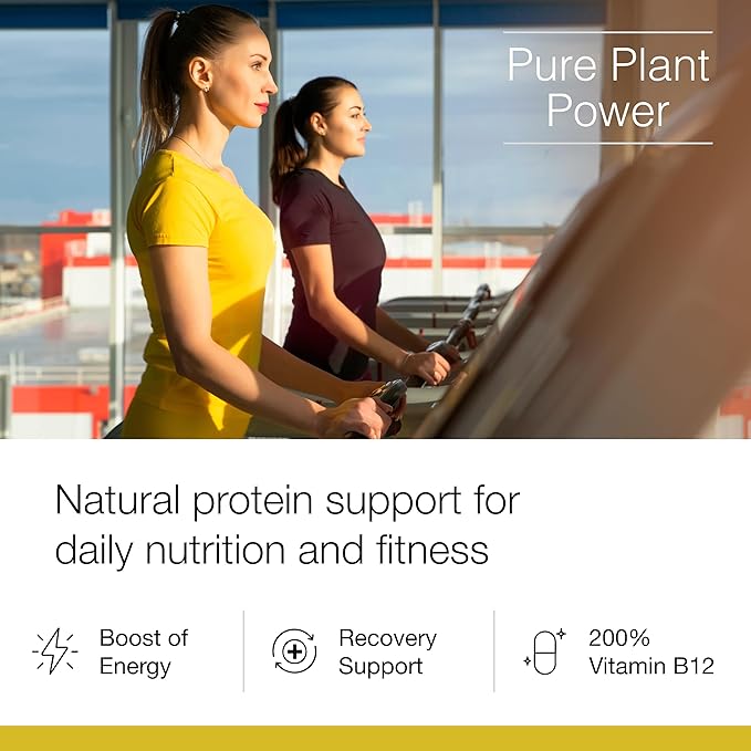 Dr. Schulze's SuperProtein Plus - Plant-Based Protein Powder - Active Lifestyle Supplement - Supports Muscle Health - Drink Mix - Gluten-Free &amp Vegan - 19 oz (20 Servings)