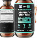HERBIFY Lymphatic Drainage Drops for Liver Detox &amp Immune Support - Lymph System Support Drops - Detox Cleanse - 60 Days Supply - 2 Fl Oz Made in USA
