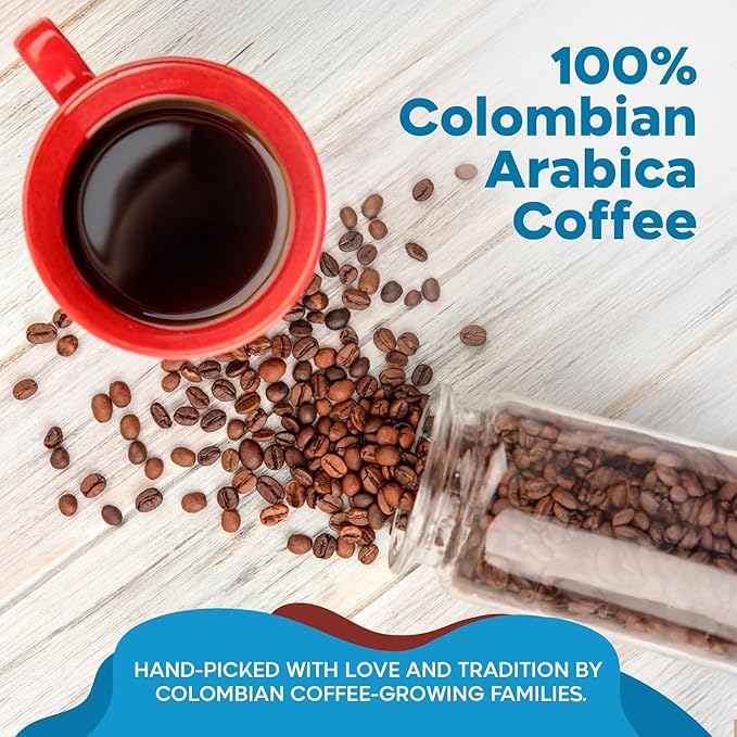 Juan Valdez Sierra Nevada Whole Bean Coffee | 100% Colombian Coffee | Single Origin with Notes of Chocolate Caramel &amp Roasted Nuts | 16 oz / 454 gr