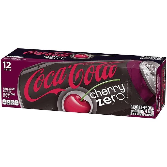 Coke Zero Cherry 12 Oz Case Of 24 Cans